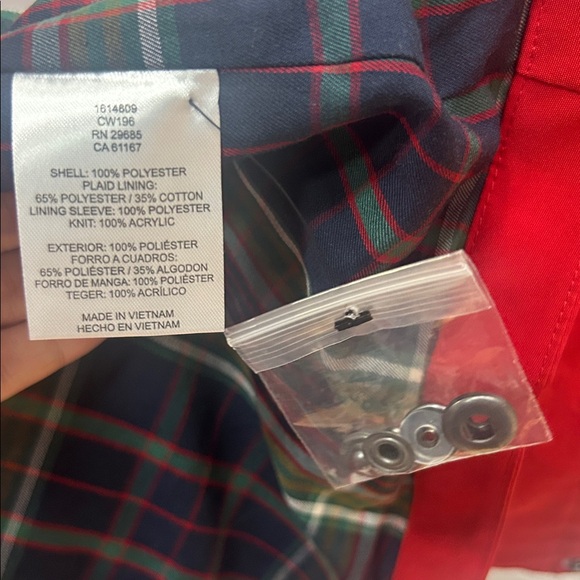 Pendleton Red Hooded Jacket - Picture 8 of 8
